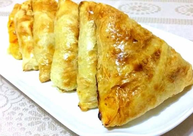 Слойки с картошкой