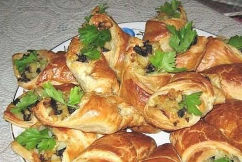 Пироги с грибами