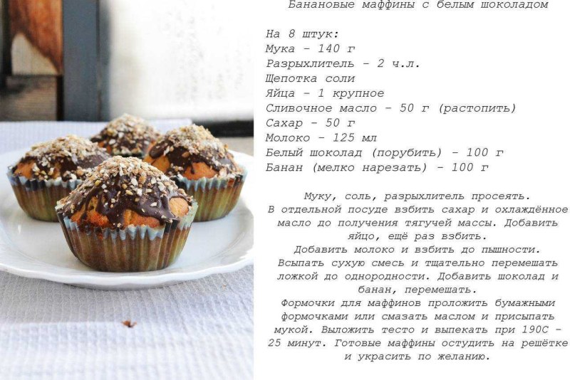 Лёгкий рецепт кексов