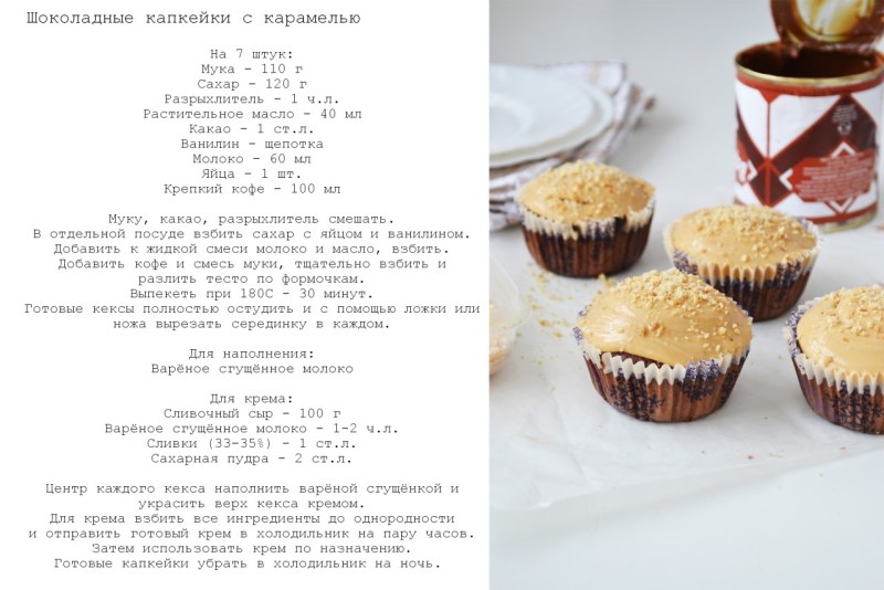 Кексики шоколадные с какао