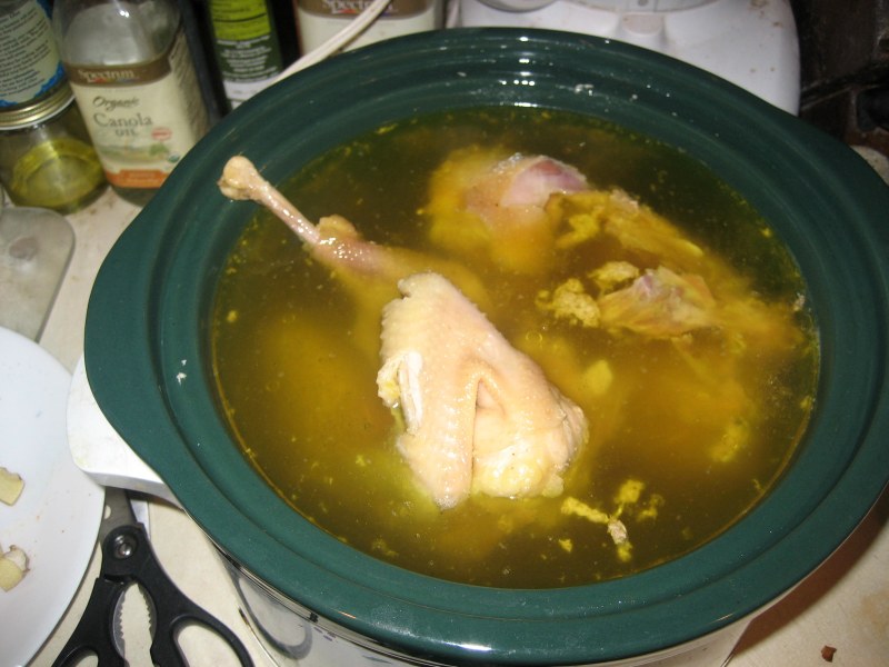 Бульон с курицей