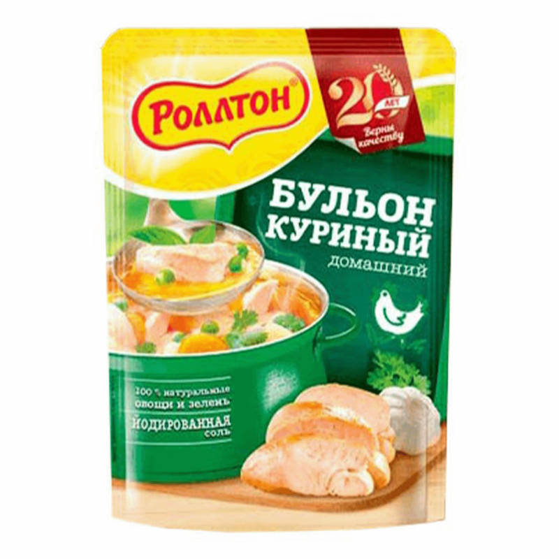 Бульон Роллтон куриный 90гр