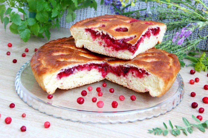 Домашний пирог с ягодами