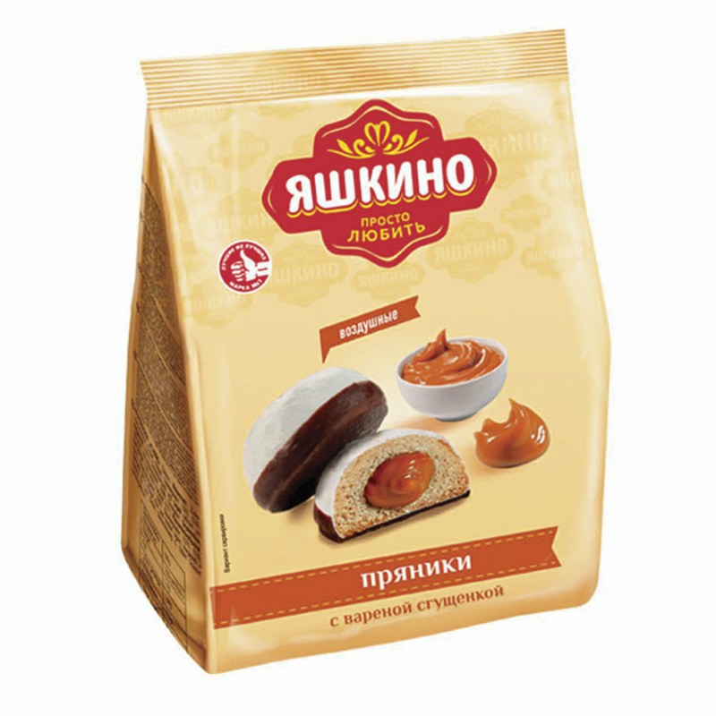 Пряники Яшкино с вишневой начинкой 350 г