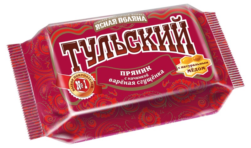 Пряник Тульский с вареной сгущенкой 45гр
