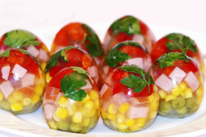 Заливное с курицей