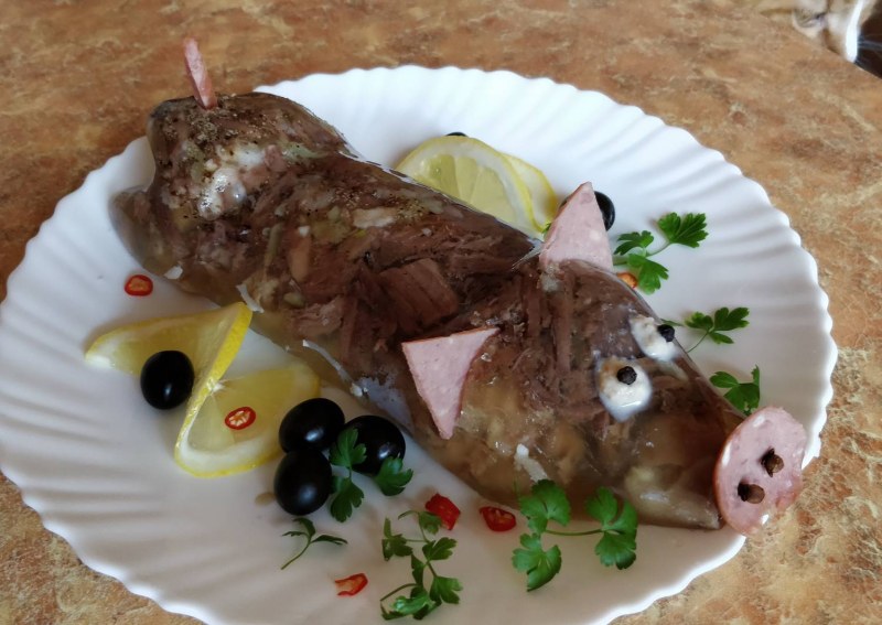 Холодец из рульки
