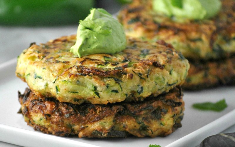 Оладьи с кабачками