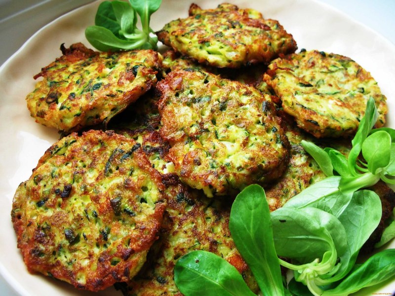 Кабачковые оладьи