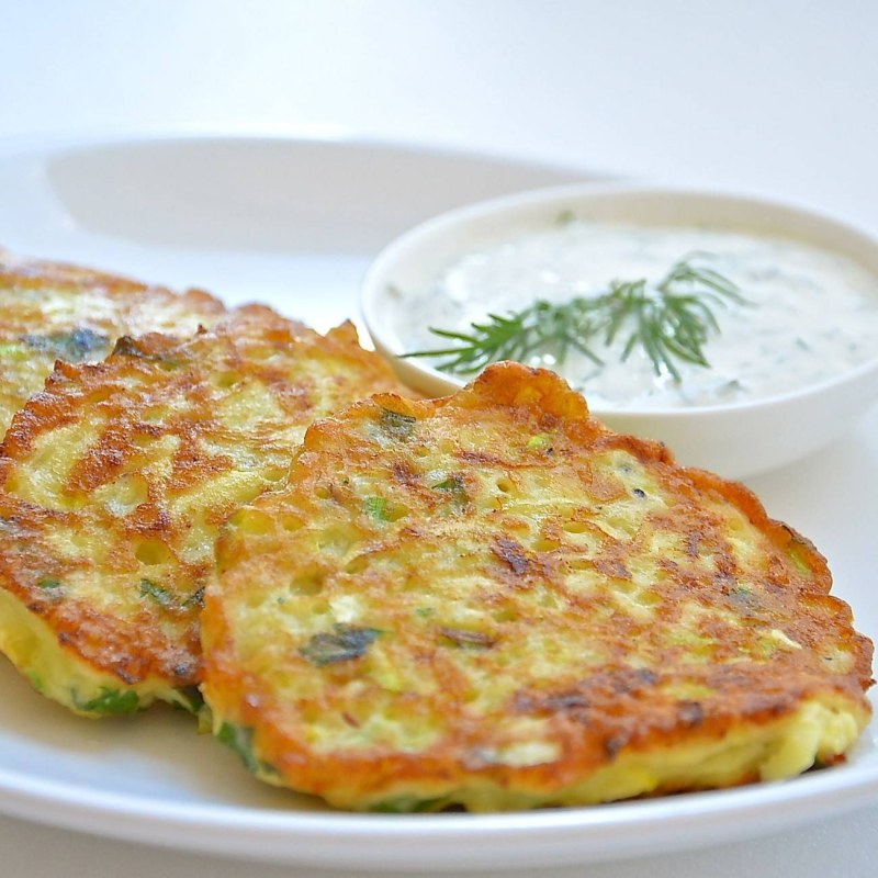 Кабачковые оладьи