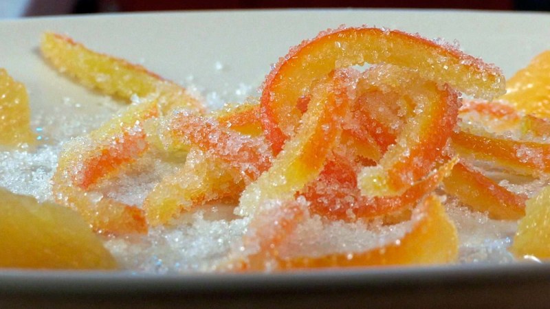 Цукаты из шкурки апельсина