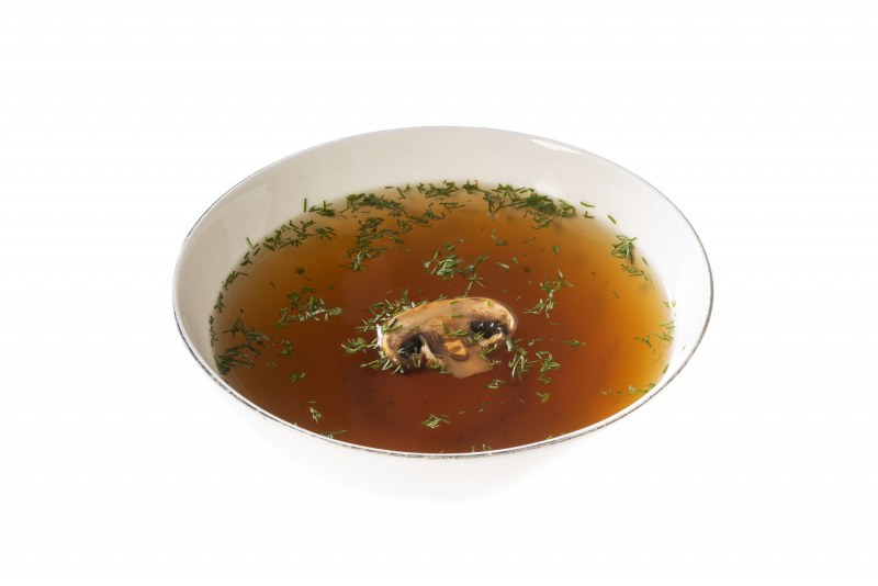 Бульон мясной прозрачный