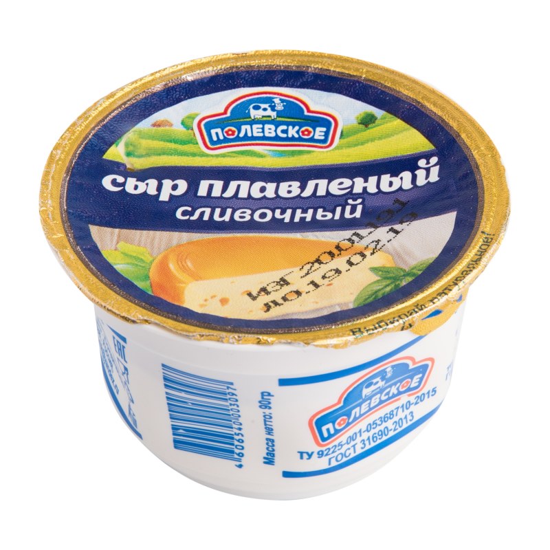 Сыр President плавленый с грибами 45%