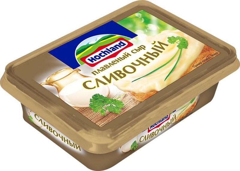 Сыр сливочный Хохланд, 140гр круг