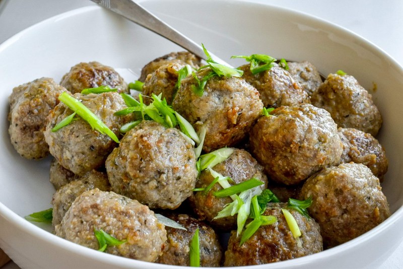 Гнездышки из фарша