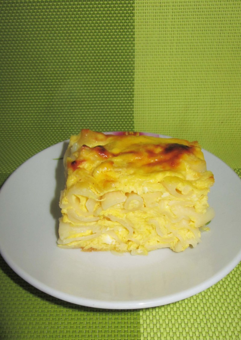 Запеканка из лапши с фаршем