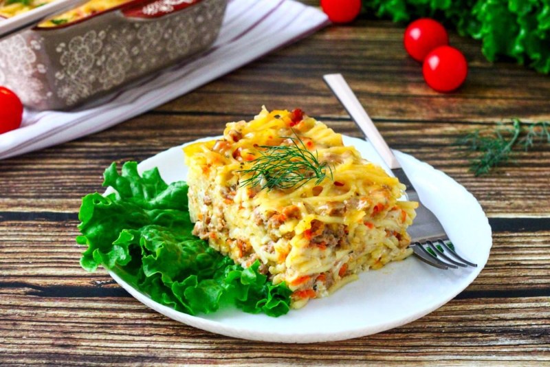 Лапшевник в духовке