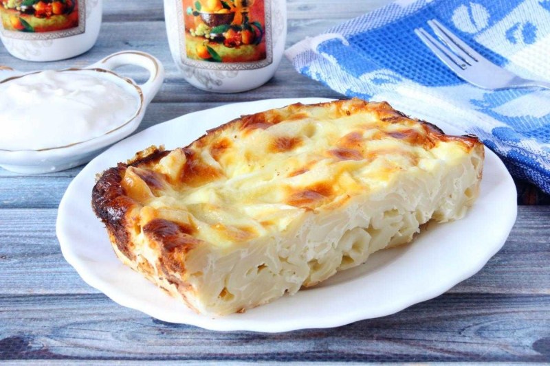 Макаронник запеканка