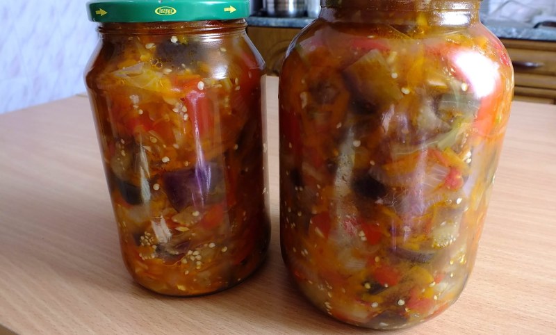Бондюэль икра из баклажанов запеченных