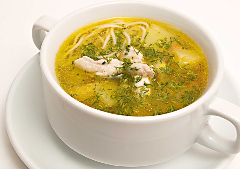 Куриная лапша