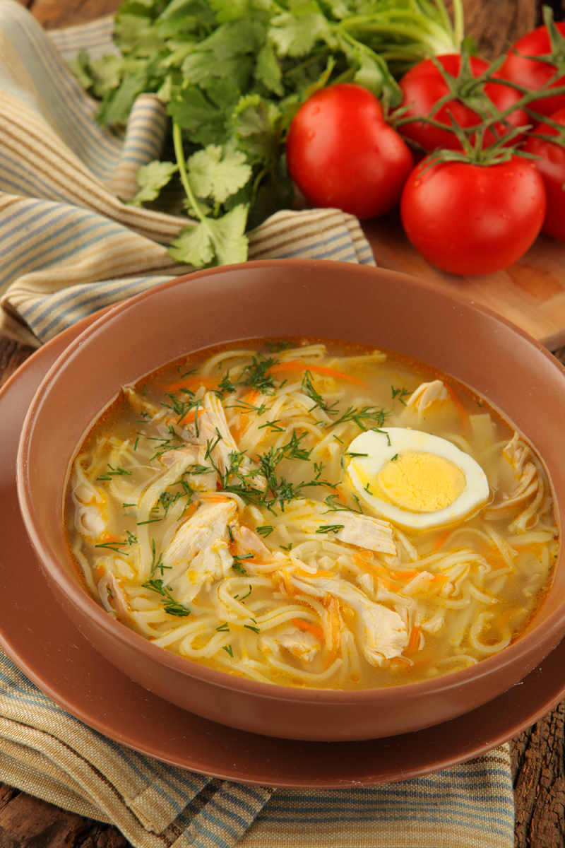 Куриная лапша
