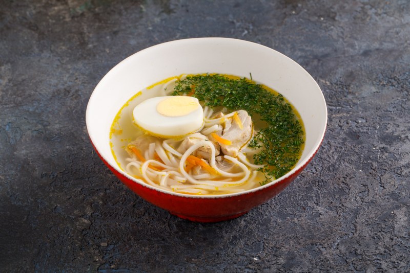 Куриная лапша