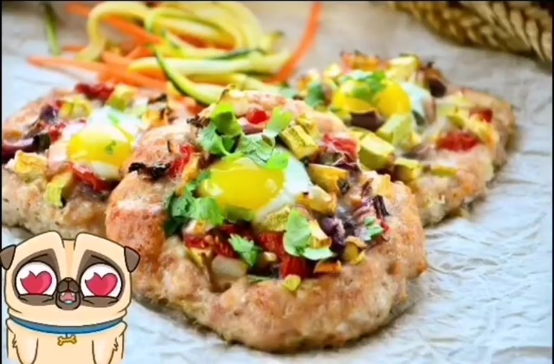 Картофельные гнезда с грибами