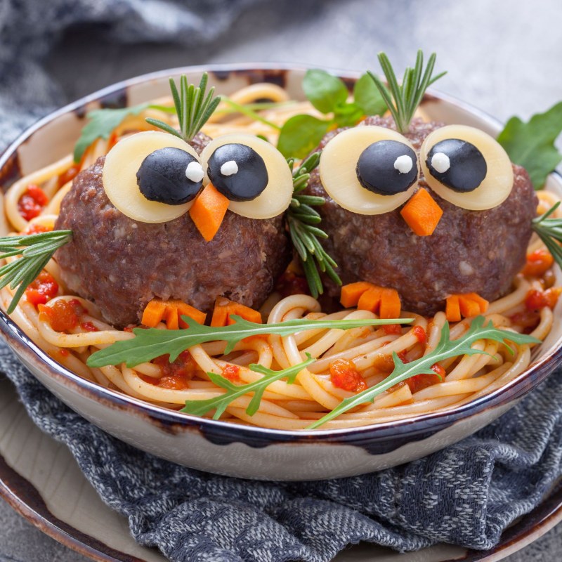Спагетти с курицей в духовке