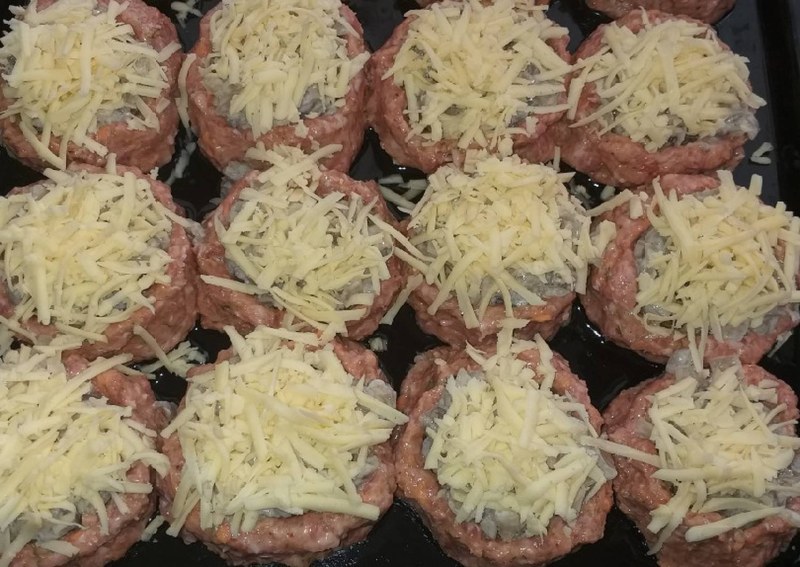 Фаршированные гнезда с курицей