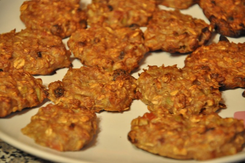 Печенье с овсяными хлопьями и творогом