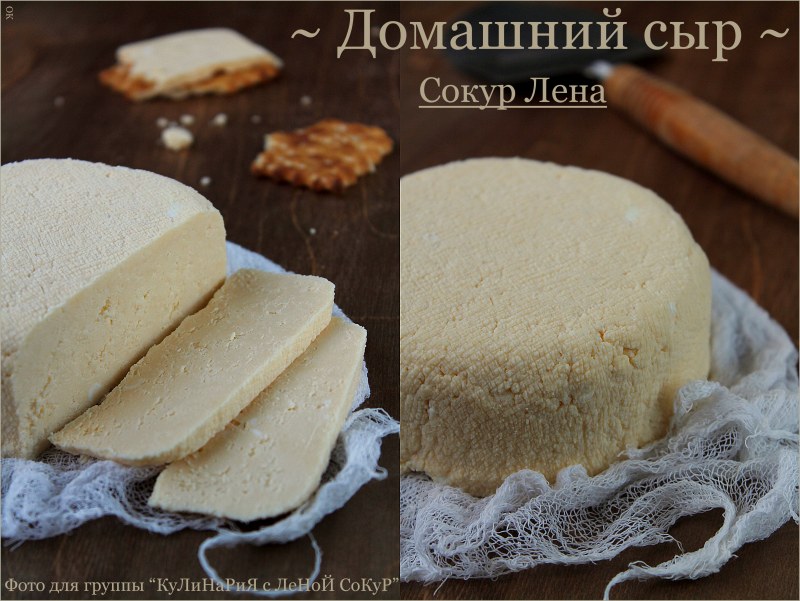 Сыр из кислого молока в домашних