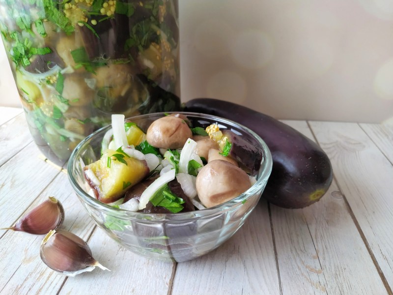Маринованные баклажаны по корейски