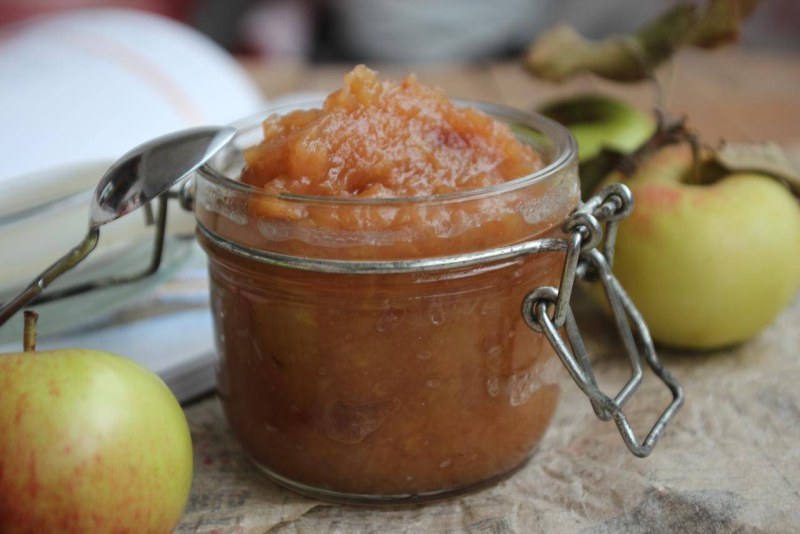Джем из яблок перекрученных через мясорубку