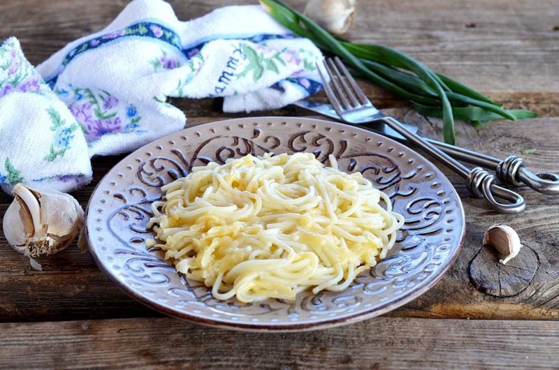 Макароны в микроволновке