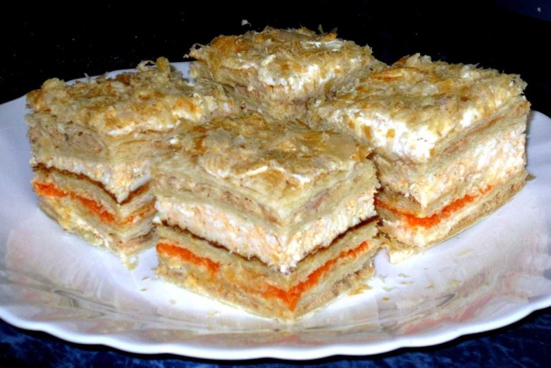 Закусочный торт восторг
