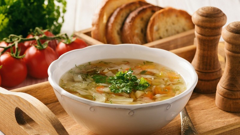 Хлебцы с супом