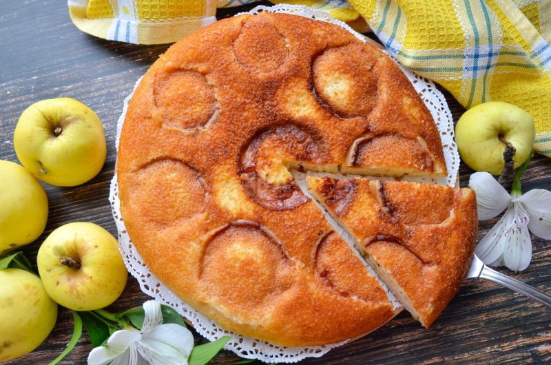 Черничный песочный пирог с черникой