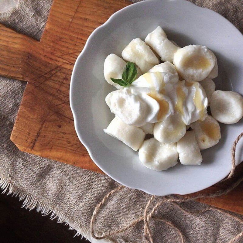 Клёцки из творога