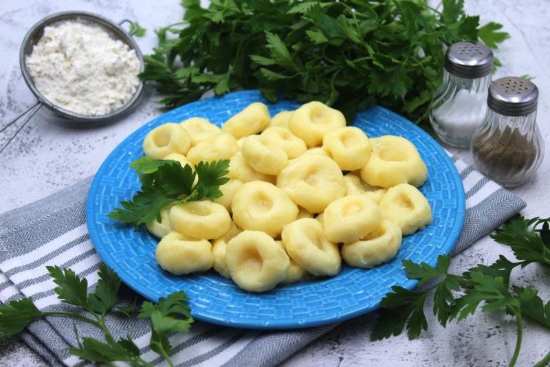Галушки с творогом