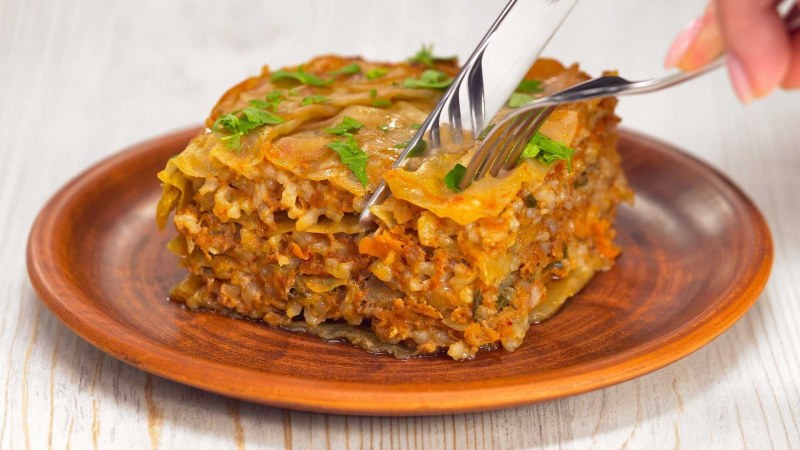 Капустная лазанья