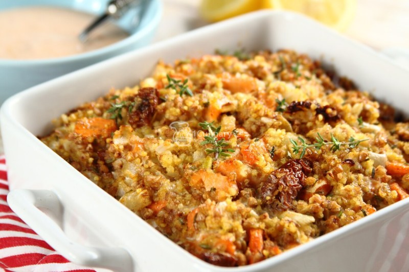 Пшенная каша с мясом