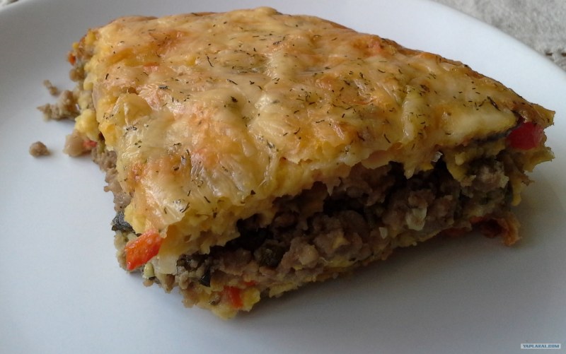 Кукурузная запеканка с мясом
