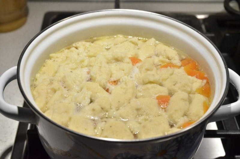 Суп с клецками в мультиварке