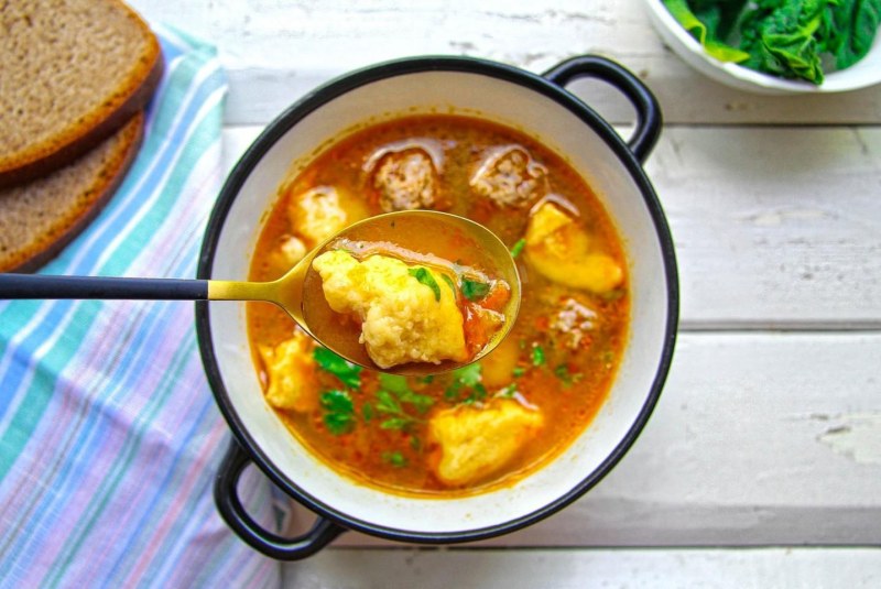 Польская кухня галушки