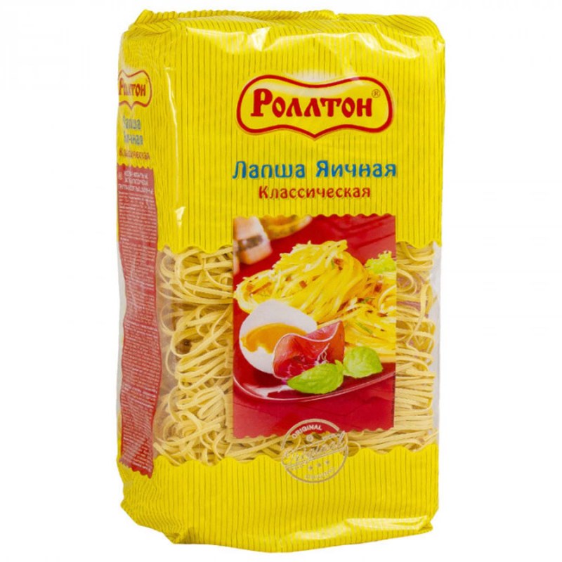Роллтон лапша яичная классическая, 400 г