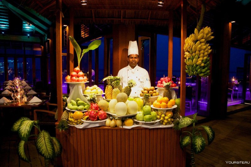 Dusit Thani Maldives 5* еда