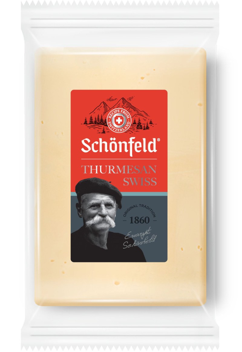 Сыр полутвердый Schonfeld Swiss Thurmesan 52%