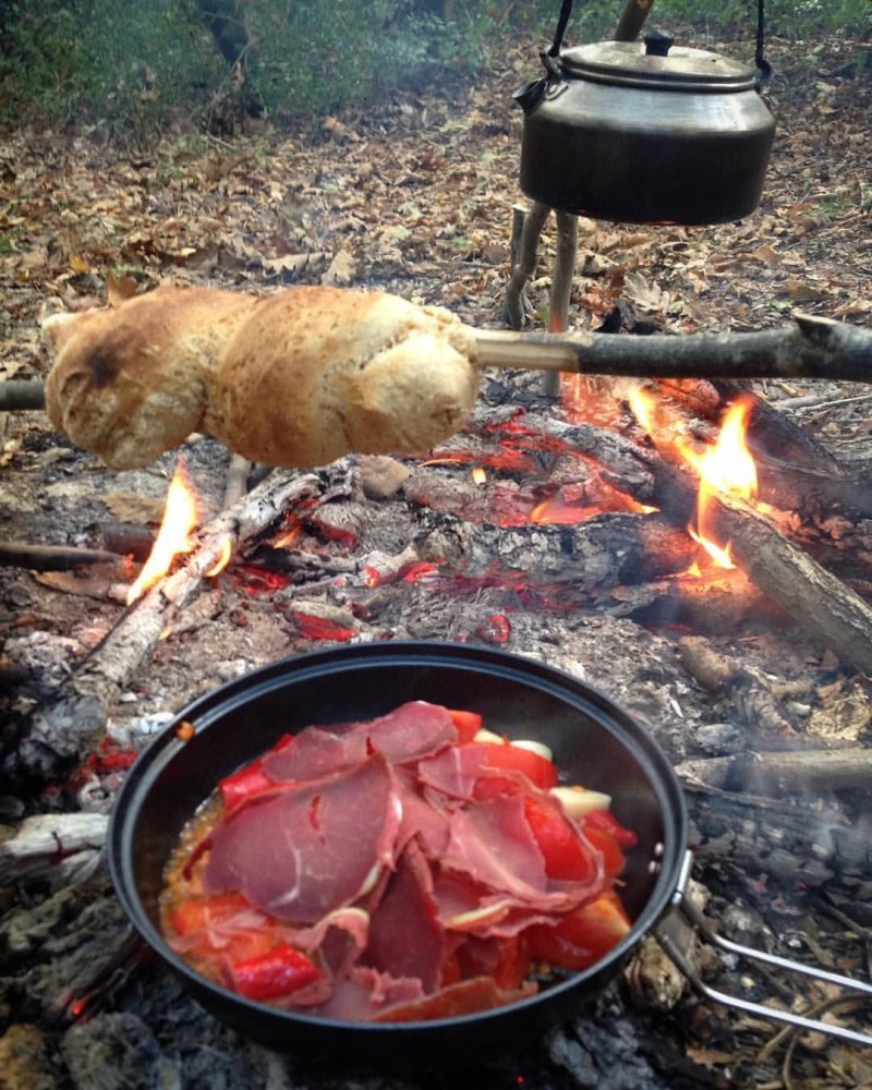 Бушкрафт костер