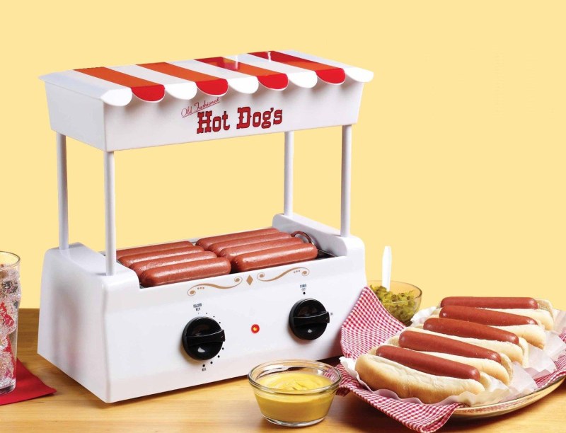 Гриль роликовый для жарки сосисок хот дог hot Dogs