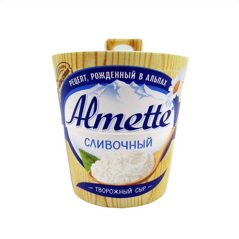 Творожный сыр Альметте сливочный
